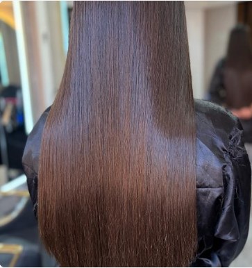 Alisado Efecto Espejo realizado en Vall Studio Boutique